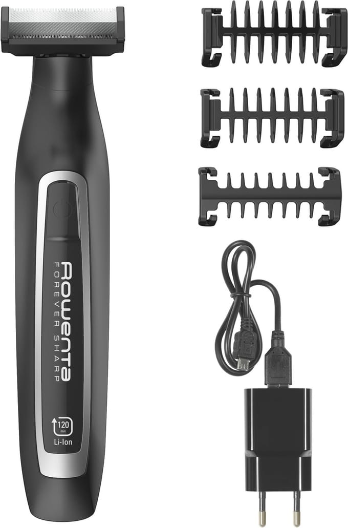 Rowenta TN6000 - baardtrimmer - Forever Sharp - voor nat en droog gebruik - 6 lengtestanden