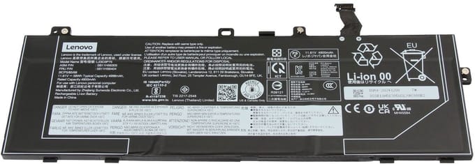 Lenovo 5M11T20187 Batterij - 58Wh