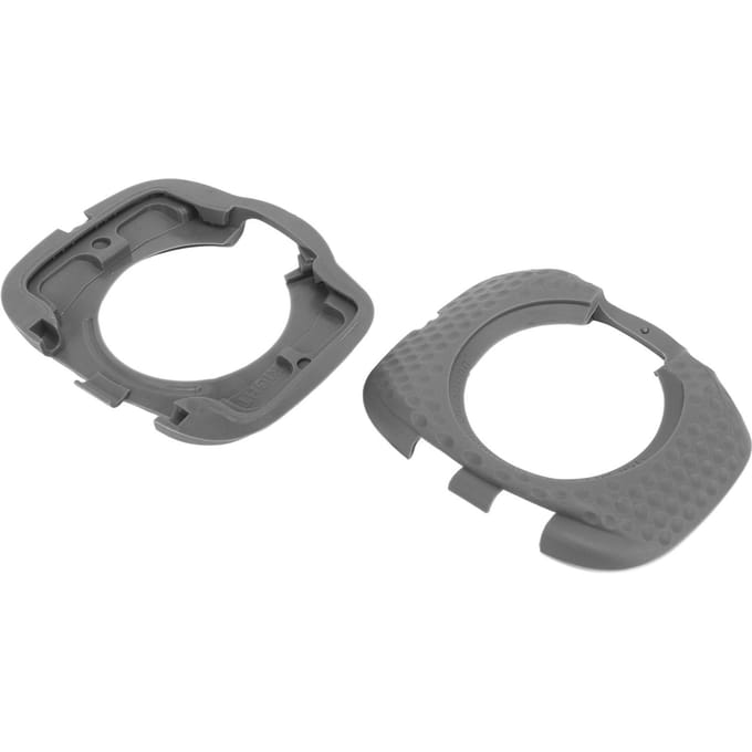 1 Paar Fietsklemmen Fietspedaalafdekking Klembeschermer Snelspanner Beloopbare Vergrendelplaat Voor SpeedPlay Zero Aero gray