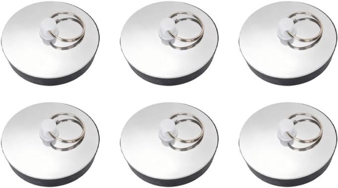 Afvoerstop Set - Rubberen Stopper - Water Dicht Maken - Geïntegreerd Ophangoog - 457 mm Diameter