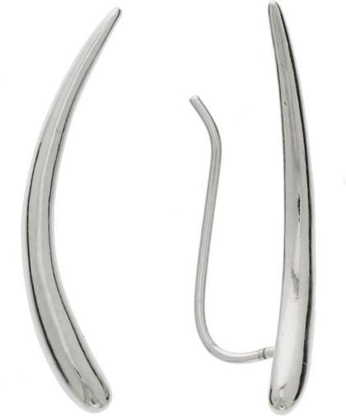 Zilver Gerhodineerd Oorschuiven 1322931