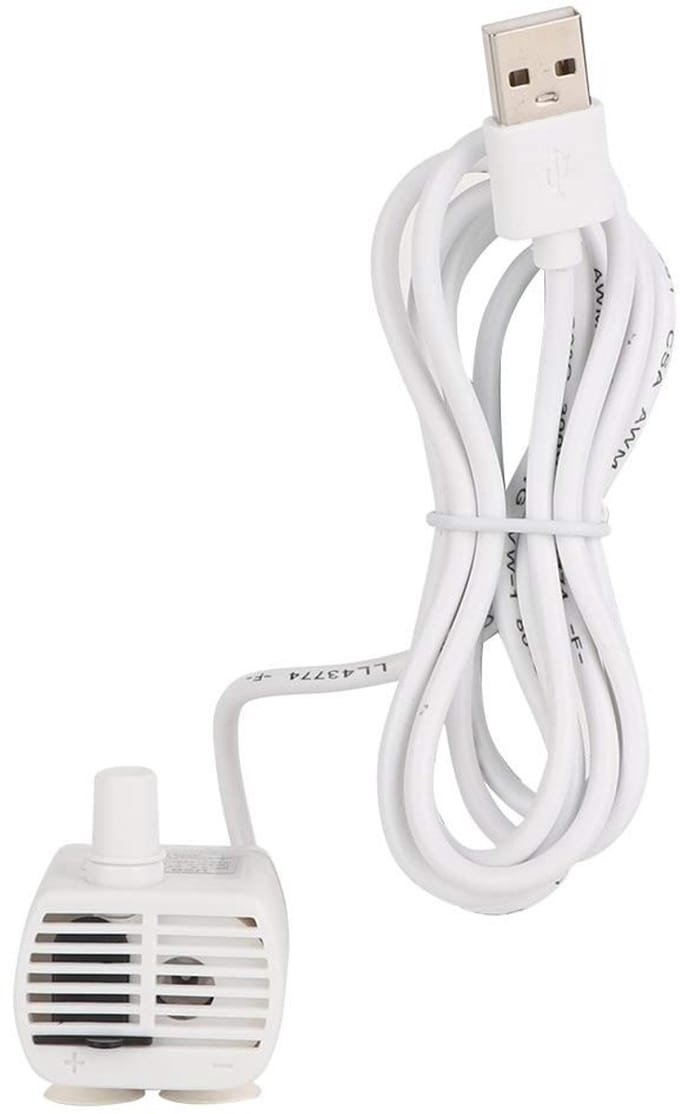 Allecto - Usb Mini Pomp - Dompelpomp - Ideaal voor aquaria - Compact