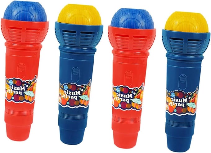 Microfoon Speelgoed - Nep Microfoon - Rollenspel Zingen - Duurzaam Materiaal - 185 cm - Willekeurige Kleur