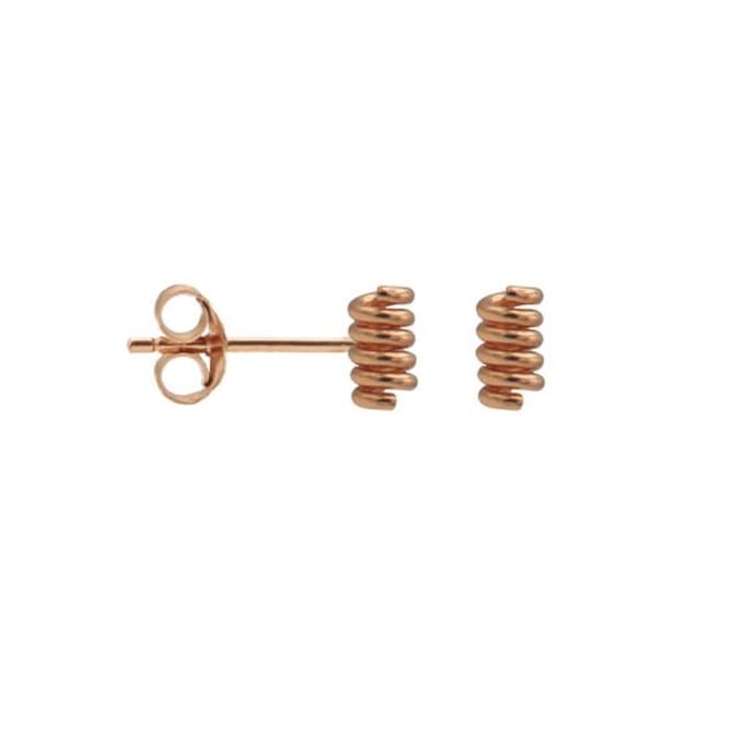 Karma Symbols Oorbel XL Spiral Rosé M1644