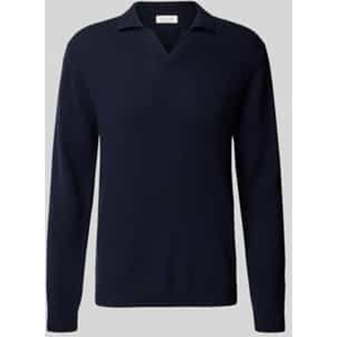 Gebreide pullover van wolmix met polokraag, model 'Karl'