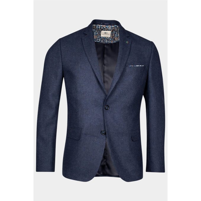 Giordano Colbert Robert Wool Mix Faux Uni Subtle Mélange  Navy / male