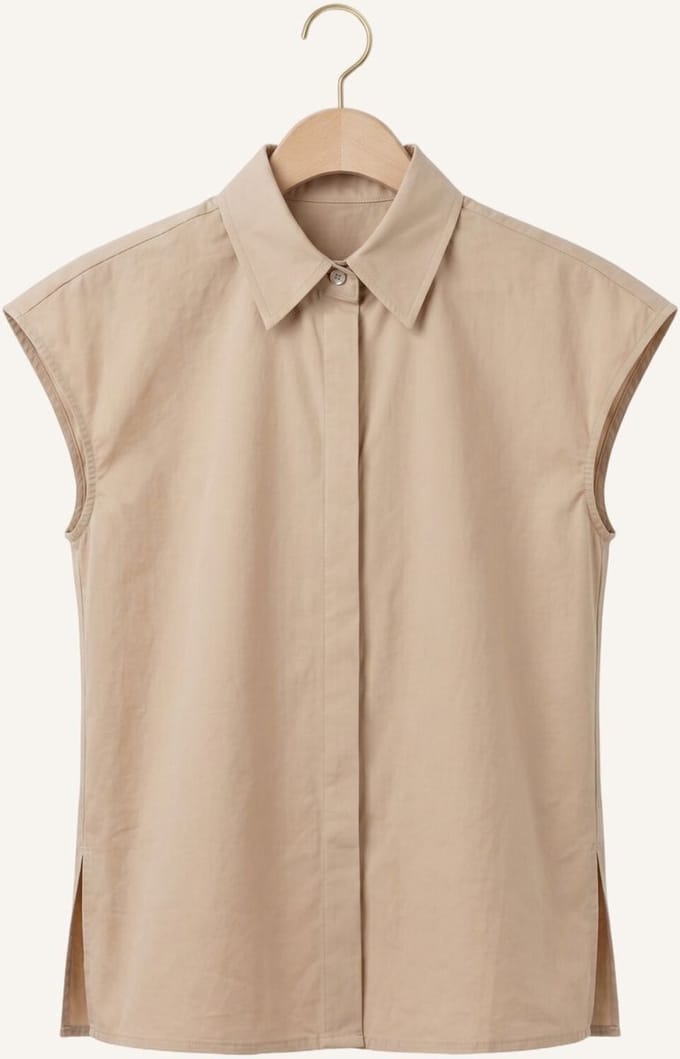 Ydence Blouse Sabrina Dames - Jurken - Beige - Maat M