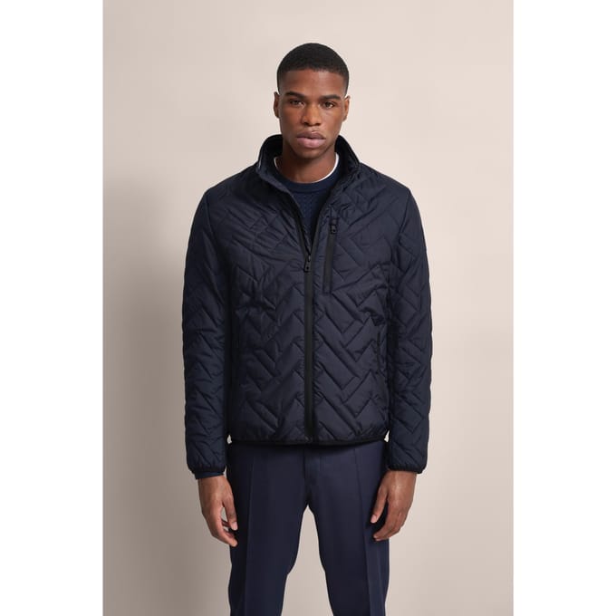 Bugatti Herren Blouson in gewatteerde look