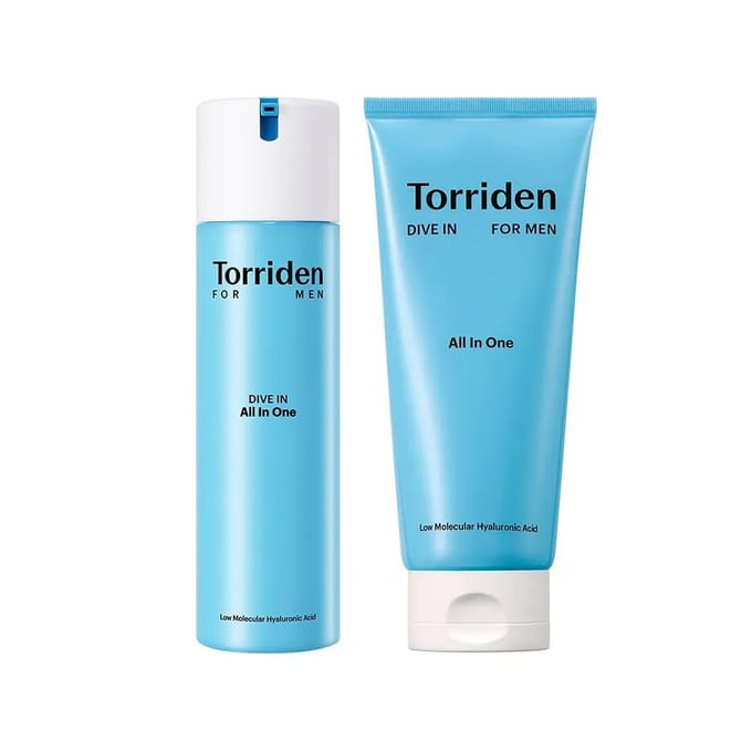 TORRIDEN Dive-In Pour Hommes Acide Hyaluronique Bas Poids Moléculaire Tout-en-Un 200g Double white