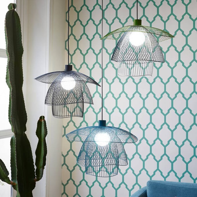 Forestier Papillon S hanglamp 56 cm zwart