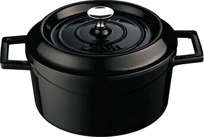 LAVA Trendy Casserole rond - 28 cm - 6.71Ltr - Black/Black