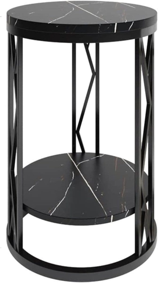 Kleine Bijzettafel Met Metalen Frame - Multifunctionele Salontafel