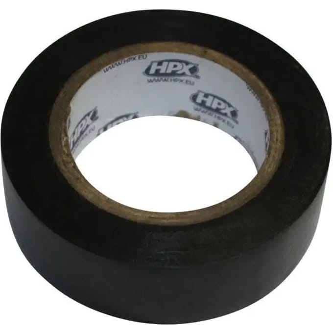 PVC isolatietape - zwart 19mm x 10m