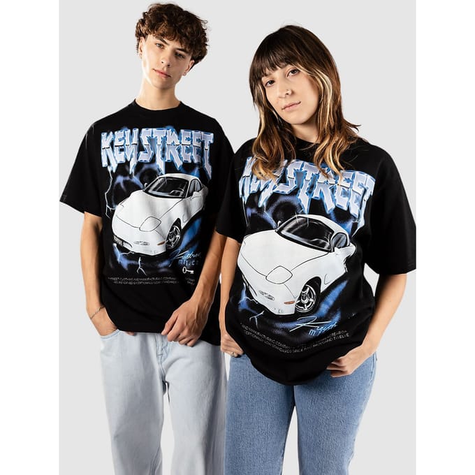 Key Street Heavy Rotation T-Shirt zwart