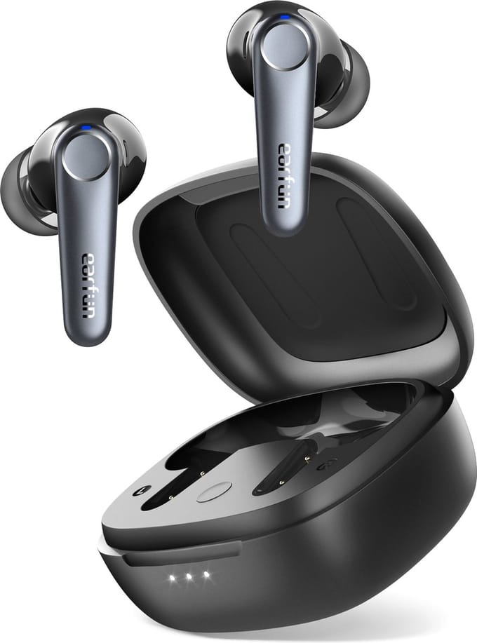 EarFun Air Pro 3 - Airpods - Active Noise Cancelling - aptX Adaptive - Draadloos Opladen - Zwart