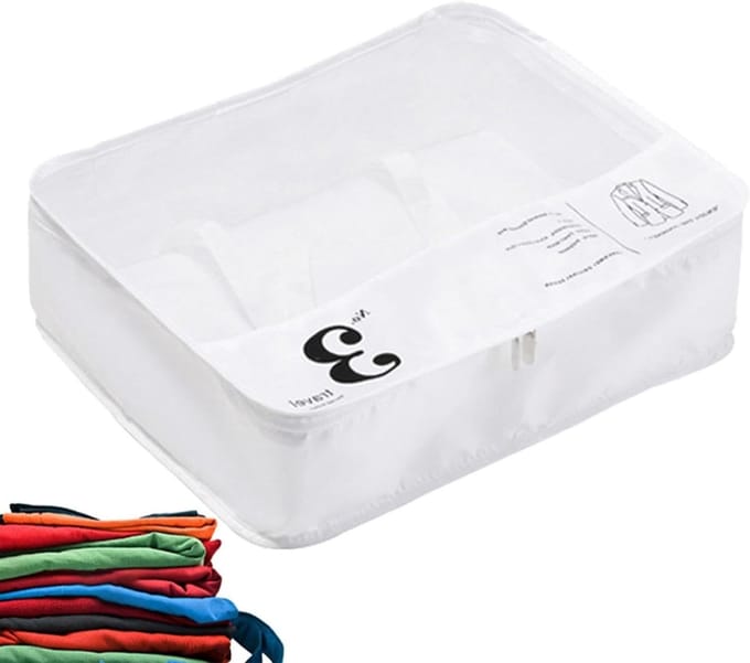 Reisorganizer Sets - Bagage Tassen - Koffer Inpakken - Compressie Ritsontwerp - 6 Delig - Grijs