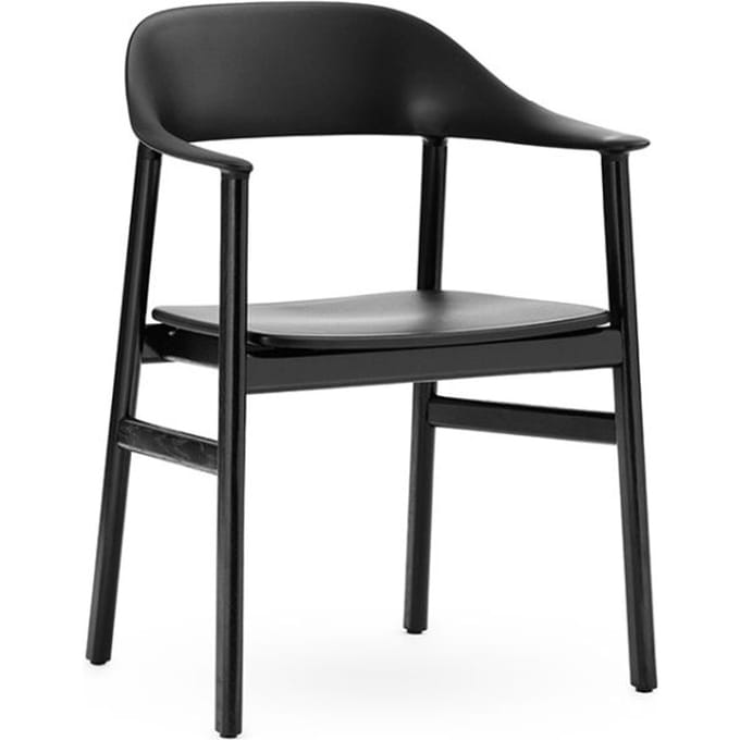 Normann Copenhagen Herit Armleunstoel - zwart - zwart