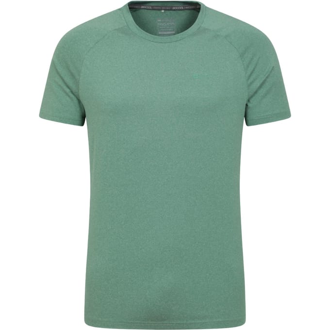 Mountain Warehouse Heren Agra Melange T-Shirt (Kaki Groen)