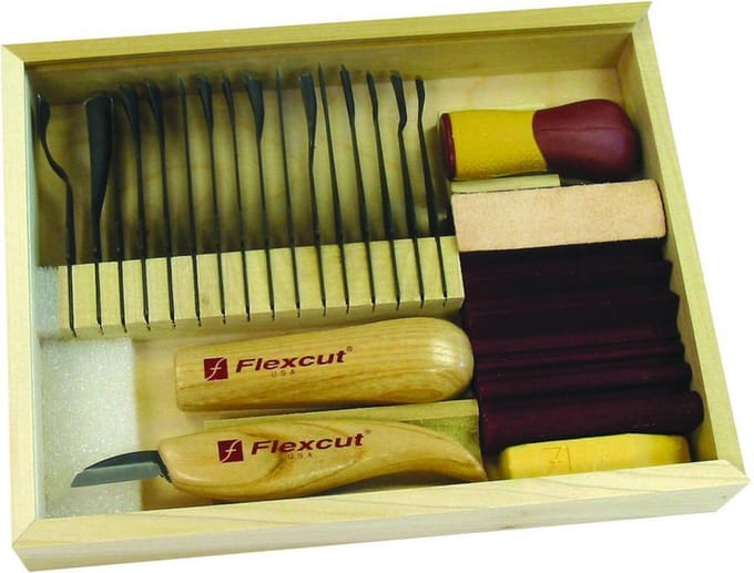 Flexcut Deluxe Starter Beitelset (21 st)