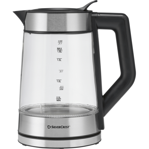 SILVERCREST Glazen waterkoker 1,7 L