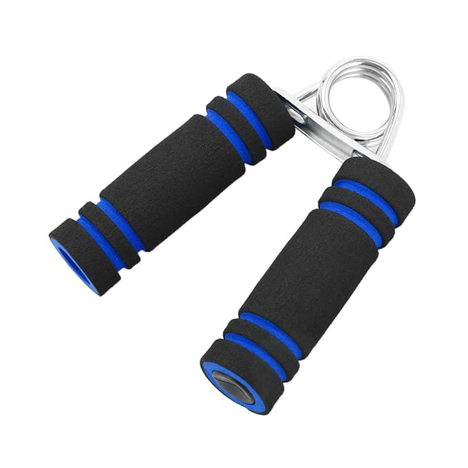 Handknijper Kracht Trainer Schuim Handvat Antislip Onderarm Trainingsapparatuur voor black