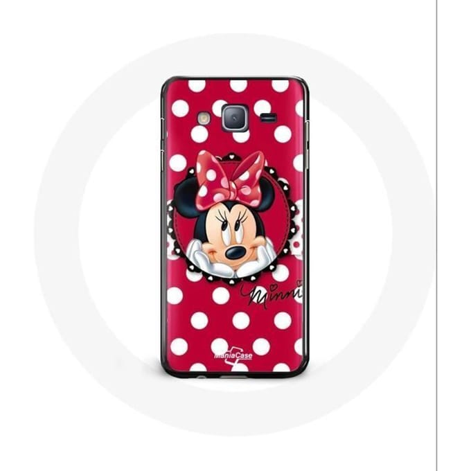 Case voor Samsung Galaxy j3 2016 Minnie Mouse Cartoon Rood rood
