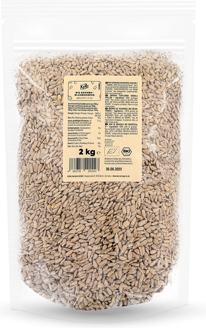 KoRo | Bio zonnebloempitten 2 kg
