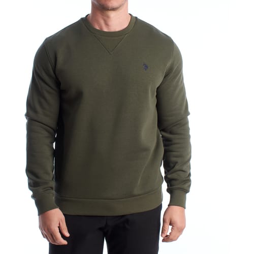 Herren-Fleece-Sweatshirt mit Rundhalsausschnitt US42187035