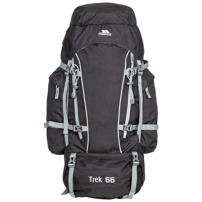Trespass Trek 66l Rugzak Zwart Man,Vrouw