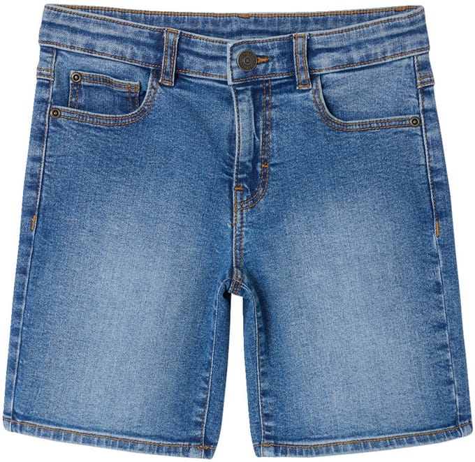 Vertbaudet Bermuda in denim voor jongens met verstelbare taille