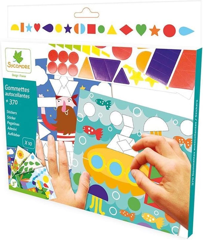 Sycomore knutselset speelgoed - Gommette Garcon stickers 3 jaar+.