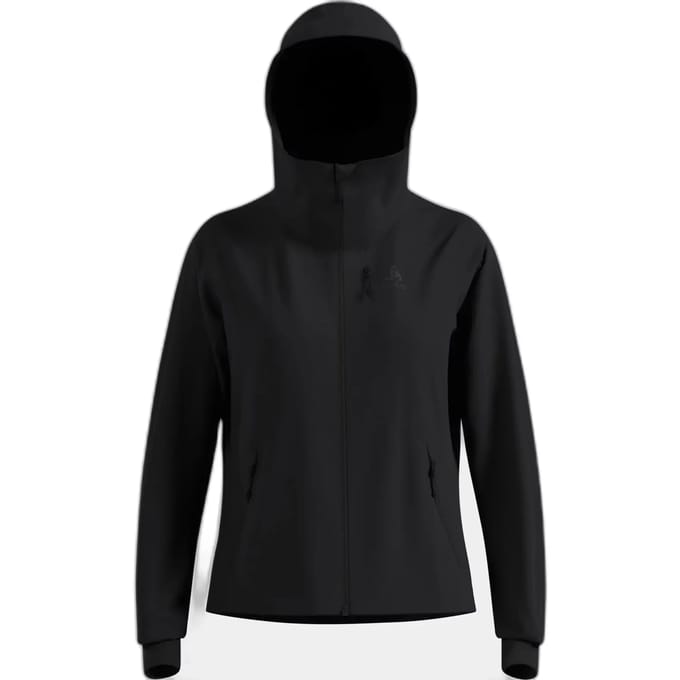 Odlo Zeroweight Windproof X Warm Jas Zwart L Vrouw