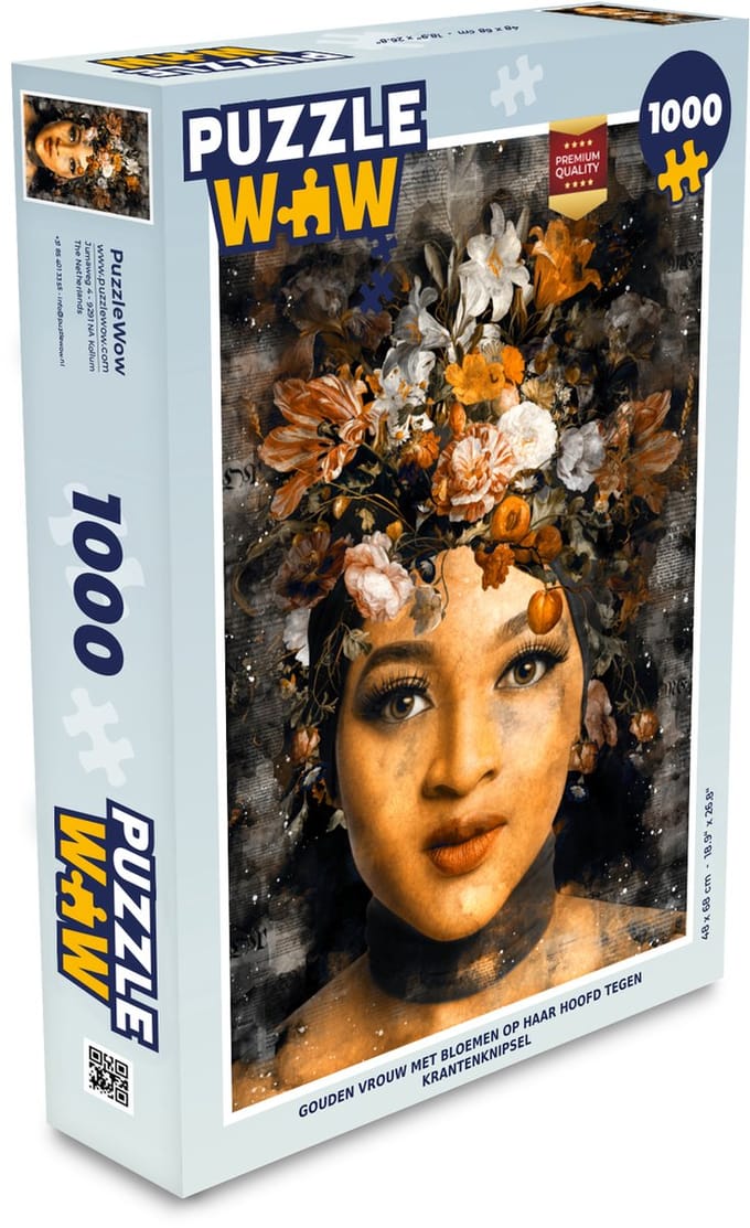 Puzzel Vrouwen - Verf - Flora - Legpuzzel - Puzzel 1000 stukjes volwassenen