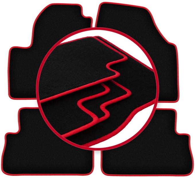 CARLUX-RED automatten voor: Land Rover Freelander II SUV (2006-2014)