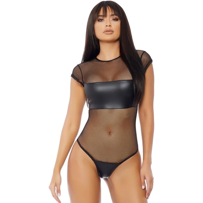 Forplay - Korte mouwen bodysuit - Zwart