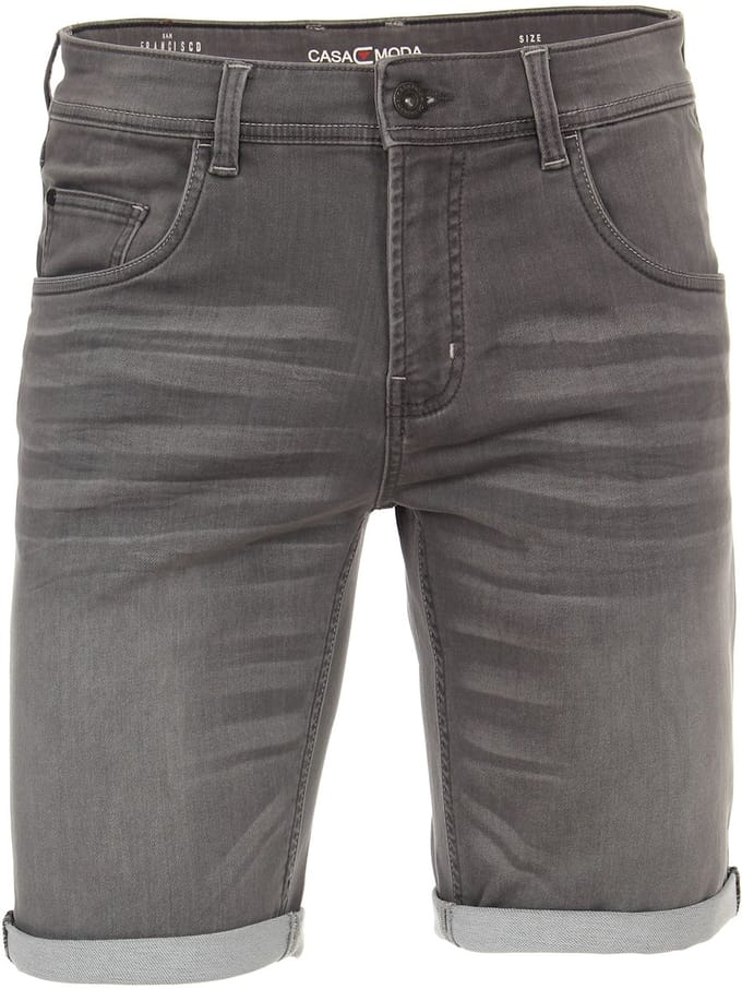 Casa Moda Korte Broek San Francisco Stretch Grijs 513648900 - 30 (S)