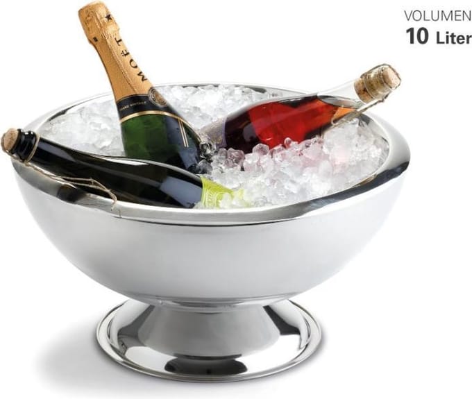Champagnekoeler, 10 Liter, Dubbelwandig – Weis