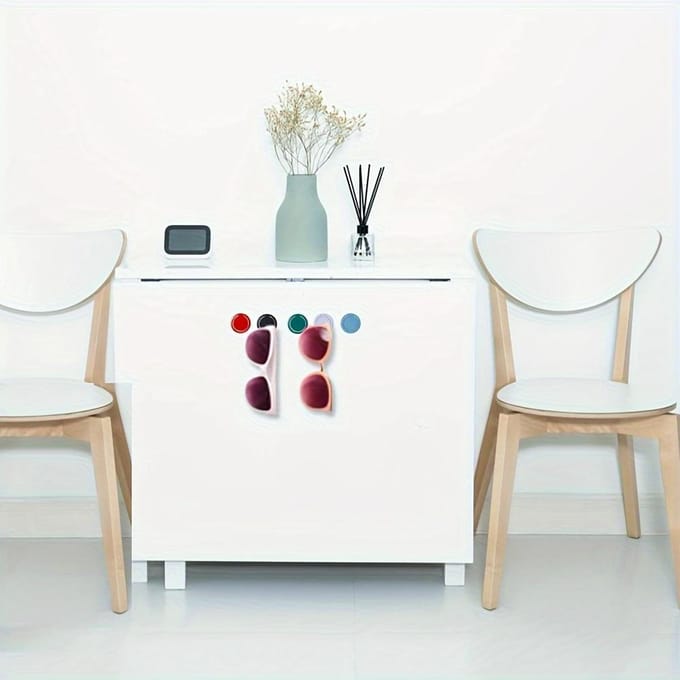 1 stuks Wandmontage Brillenhouder Ophangbare Brillen Display Organizer voor Brillen wit