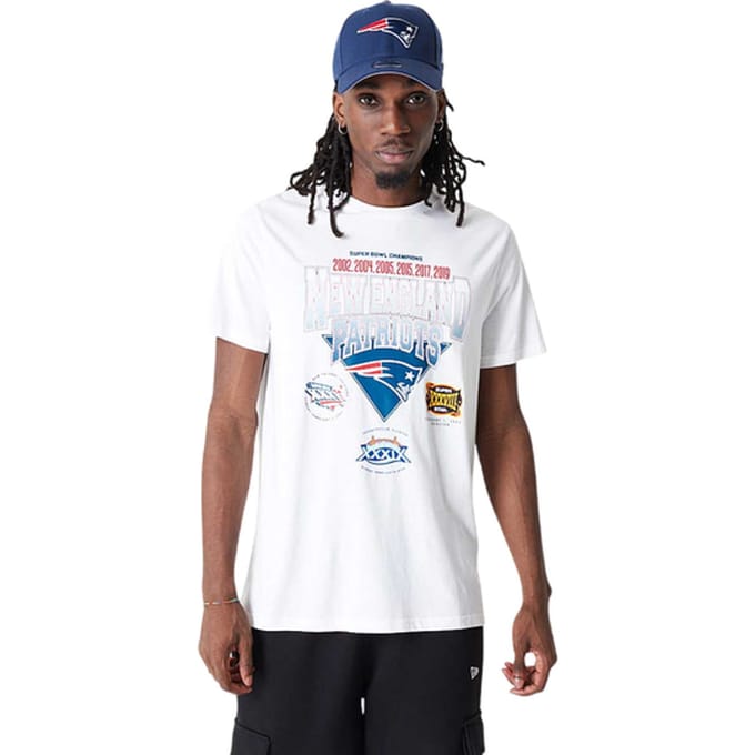 New Era New England Patriots T-shirt Wit