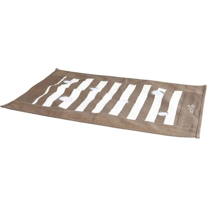 Trixie Krabbend deken 70 × 50 cm bruin/roomkleurig