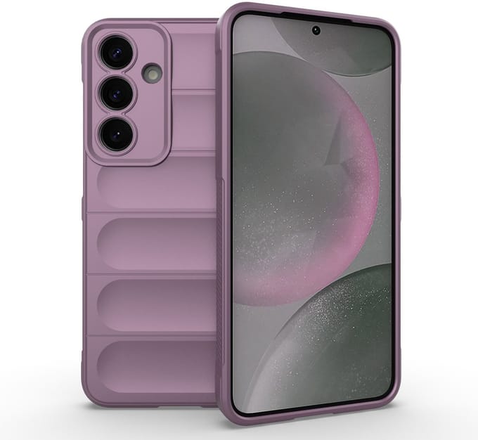 Solidenz AeroGrip geschikt voor Samsung Galaxy S25 Plus hoesje - Paars