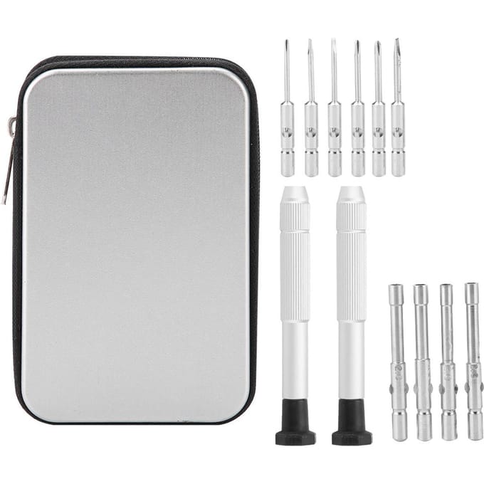 Professionele Gereedschapsset Bril Horloge Telefoon Precisie Schroevendraaier Reparatie Set white