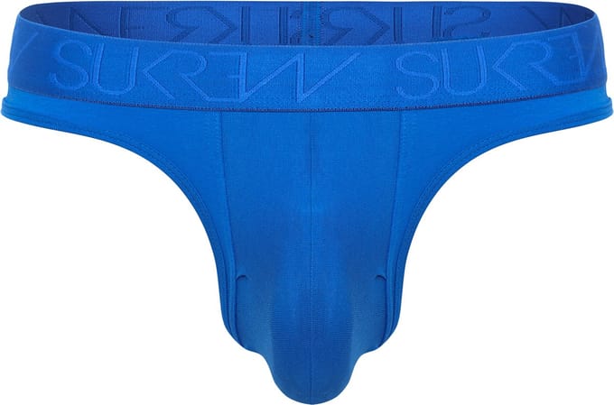 SUKREW Classic Thong Blue Hawaii - MAAT S - Heren Ondergoed - String voor Man - Mannen Thong