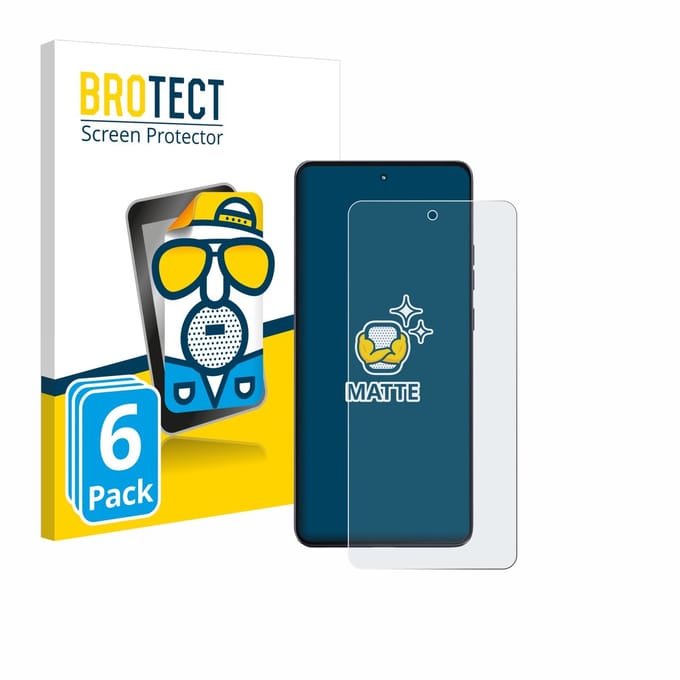 BROTECT - Screenprotector voor Motorola Moto G86 - Folie Beschermfolie matte 6 Stuks