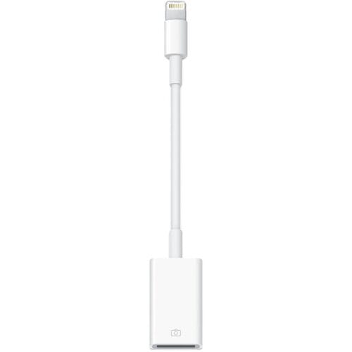 Apple - Lightning naar USB adapter - Wit