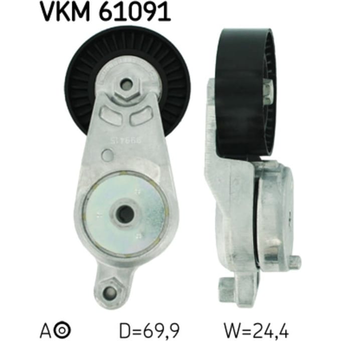 Spanpoelie, V-riem SKF VKM 61091