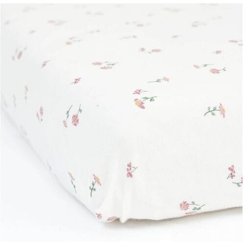 Prénatal ledikant hoeslaken daisy Ivory White unisex