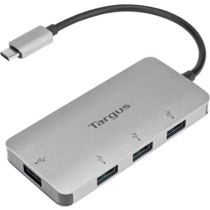 Targus USB-C to 4-Port USB-A Hub USB hub - 4 - USB 3.2 - Zilver