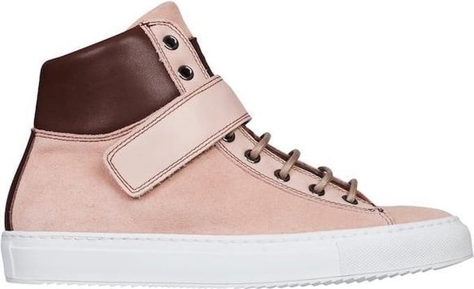 Kobe basket suede - nappa leder leder nude