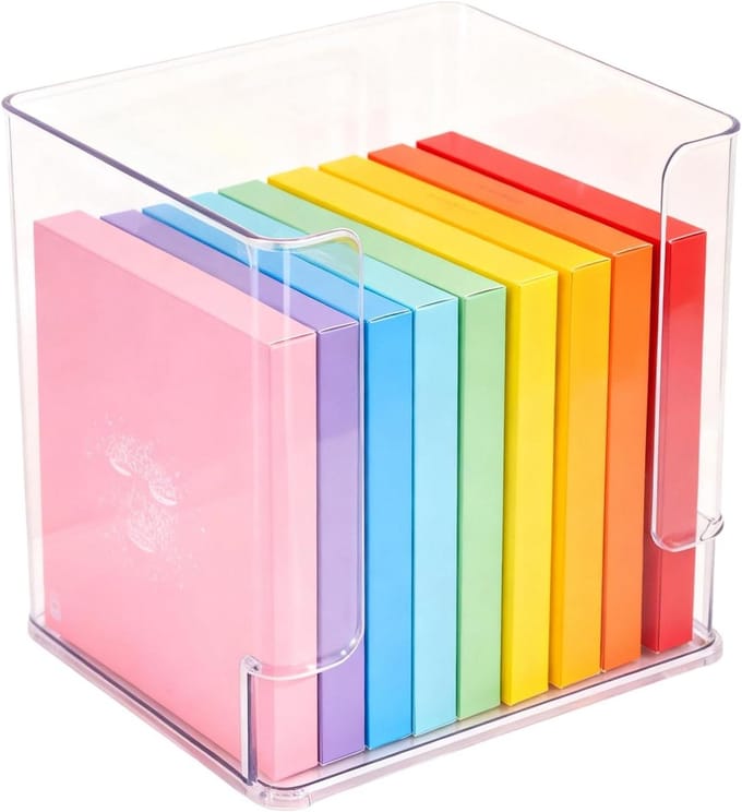 Acryl Make-up Organizer - Cosmetica Houder - Schoonheidsroutine Optimaliseren - U-vormige Opening - 15 x 18 x 15 cm - Transparant